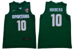 Men Jack Hoiberg Michigan State Spartans #10 Nike NCAA Green Authentic College Stitched Basketball Jersey TE50G24MH